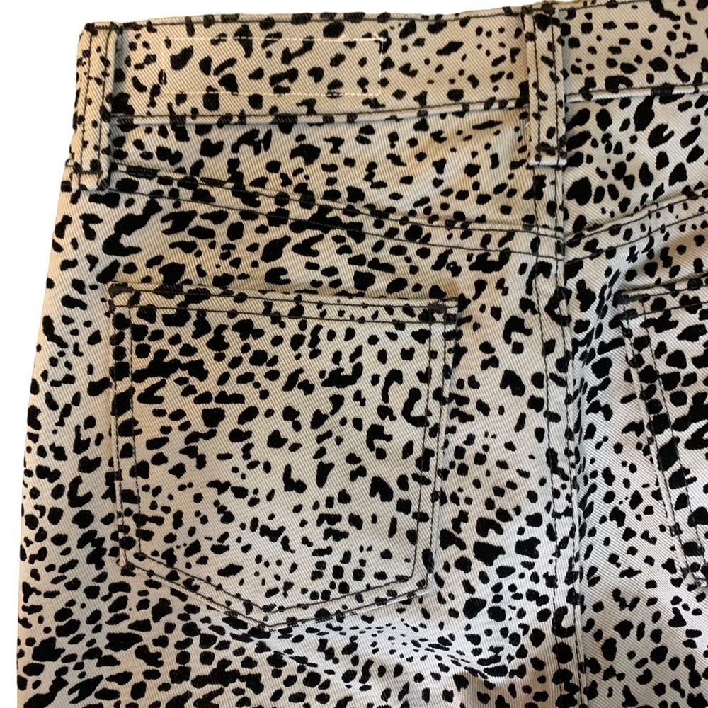 Rag & Bone High Rise Cheetah Print Raw Hem Jeans … - image 5